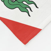 Tibet vlag - Snow Lion Flag Fleece Deken (Hoek)