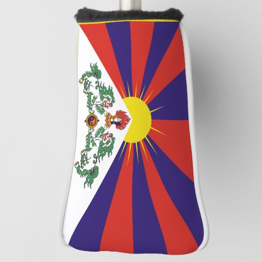Tibet vlag - Snow Lion Flag Golfheadcover (Draai 90)