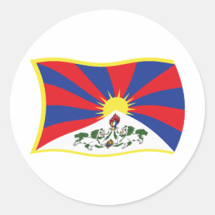 Tibet Vlag Sticker
