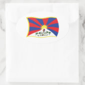Tibet Vlag Sticker (Tas)