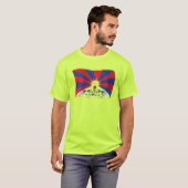 Tibet Vlag T-shirt (Voorkant volledig)