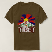 Tibet vlag t-shirt (Design voorkant)