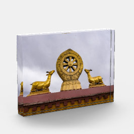 Tibet, wiel Lhasa - Dharma in de Jokhang tempel Fotoblokken