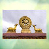 Tibet, wiel Lhasa - Dharma in de Jokhang tempel Raamsticker (Vel 3)