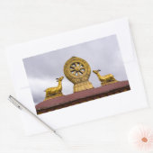 Tibet, wiel Lhasa - Dharma in de Jokhang tempel Rechthoekige Sticker (Envelop)