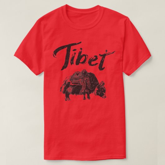 Tibet Yak Tibetan T-shirt (Design voorkant)