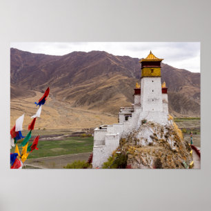 Tibet - Yumbulakhang-paleis Poster