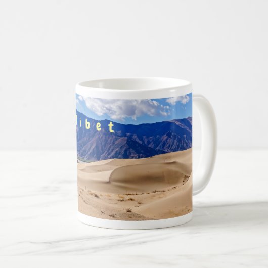 Tibet - zandduinen koffiemok (Voorkant rechts)