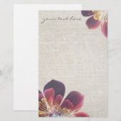 Tibet Zee Flower | gepersonaliseerde kantoorbenodi Briefpapier (Voorkant / Achterkant)