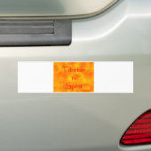 Tibetaan in Spirit-bumper sticker (Op auto)