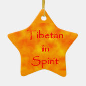Tibetaan in Spirit-star ornament (Achterkant)