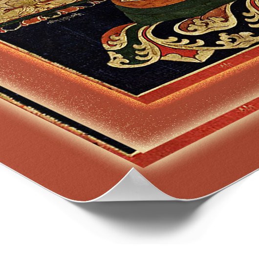 Tibetaan Thangka van Guhyasamaja Akshobhyavajra Poster (Hoek)