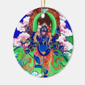 Tibetaans boeddhisme boeddhist Thangka ucchusma Keramisch Ornament (Links)