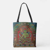 Tibetaans boeddhisme Green Tara Tote Bag (Achterkant)