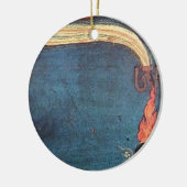 Tibetaans boeddhistisch beeld van tummo keramisch ornament (Links)