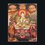 Tibetaans boeddhistisch Briefkaart<br><div class="desc">Hoogwaardige Tibetaanse boeddhistische kunst met hoge resolutie.</div>