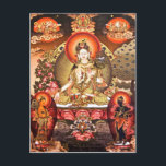 Tibetaans boeddhistisch Briefkaart<br><div class="desc">Hoogwaardige Tibetaanse boeddhistische kunst met hoge resolutie.</div>