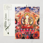 Tibetaans boeddhistisch Briefkaart (Voorkant / Achterkant)