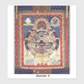 Tibetaans boeddhistisch levenswiel sticker (Vel)