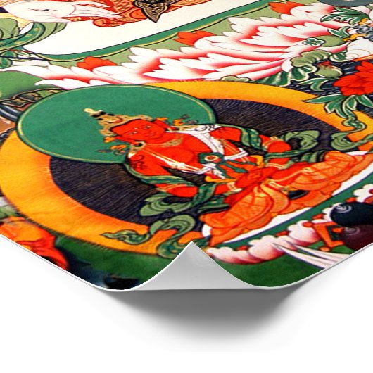 Tibetaans boeddhistisch Poster (Hoek)