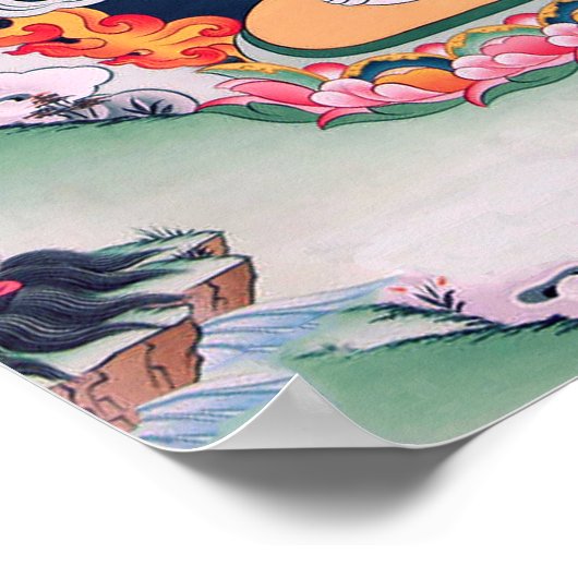 Tibetaans boeddhistisch Poster (Hoek)