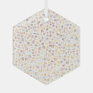 Tibetaans Glas Ornament