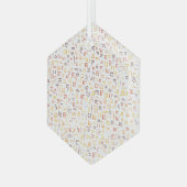 Tibetaans Glas Ornament (Voorkant links)