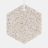 Tibetaans Glas Ornament (Achterkant)