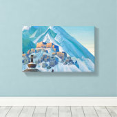 Tibetaans landschap in het Himalaya-gebergte Canvas Afdruk (Insitu (Houten vloer))