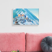 Tibetaans landschap in het Himalaya-gebergte Canvas Afdruk (Insitu (Woonkamer))