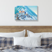 Tibetaans landschap in het Himalaya-gebergte Canvas Afdruk (Insitu (Slaapkamer))