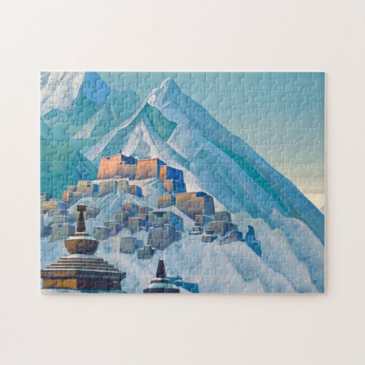 Tibetaans landschap in het Himalaya-gebergte Legpuzzel (Horizontaal)