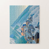 Tibetaans landschap in het Himalaya-gebergte Legpuzzel (Verticaal)