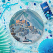 Tibetaans landschap in het Himalaya-gebergte Papieren Bordje (Feest)