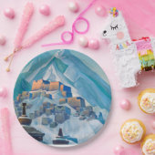 Tibetaans landschap in het Himalaya-gebergte Papieren Bordje (Feest)