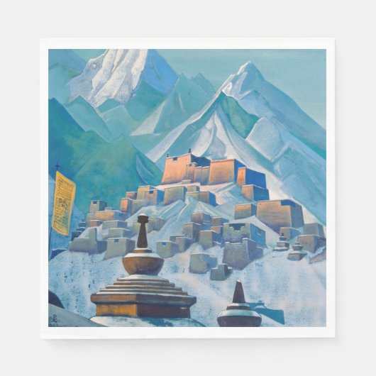 Tibetaans landschap in het Himalaya-gebergte Servet (Voorkant)