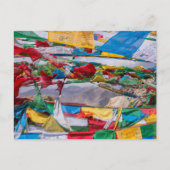 Tibetaans landschap met gebedvlaggen - Himalaya Briefkaart (Voorkant)