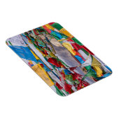 Tibetaans landschap met gebedvlaggen - Himalaya Magneet (Rechterzijde)