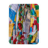 Tibetaans landschap met gebedvlaggen - Himalaya Magneet (Verticaal)