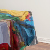 Tibetaans landschap met gebedvlaggen - Himalaya Tafelkleed (Voorbeeld)