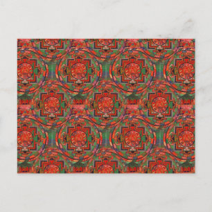 Tibetaans Mandala Briefkaart