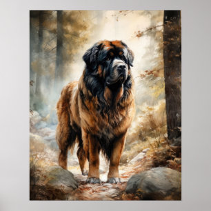 Tibetaans Mastiff Dog Art Print Poster