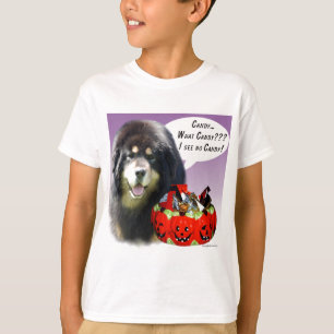 Tibetaans Mastiff Halloween Snoep T-shirt