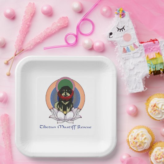 Tibetaans Mastiff Logo Paper Bord (Feest)