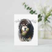 Tibetaans Mastiff Moeder 2 Briefkaart (Staand voorkant)