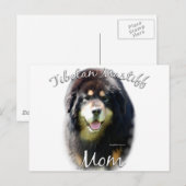Tibetaans Mastiff Moeder 2 Briefkaart (Voorkant / Achterkant)