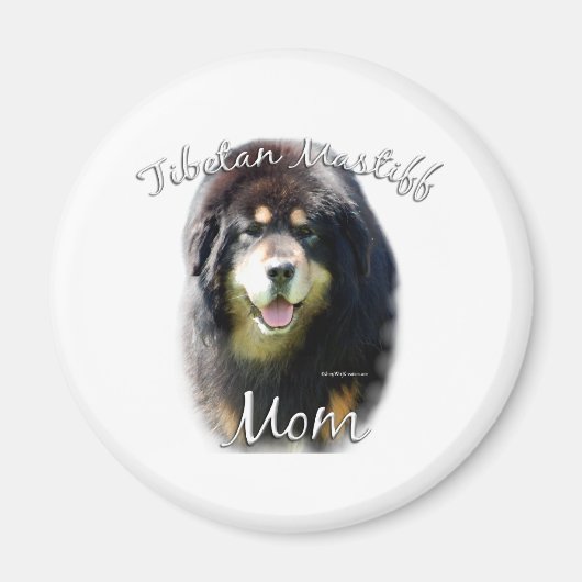 Tibetaans Mastiff Moeder 2 Magneet (Voorkant)
