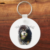 Tibetaans Mastiff Moeder 2 Sleutelhanger (Voorkant)