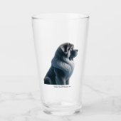 Tibetaans Mastiff Zitglas (2) Glas (Voorkant)