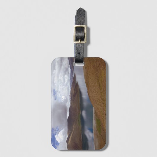 Tibetaans meer bagagelabel (Voorkant (verticaal))